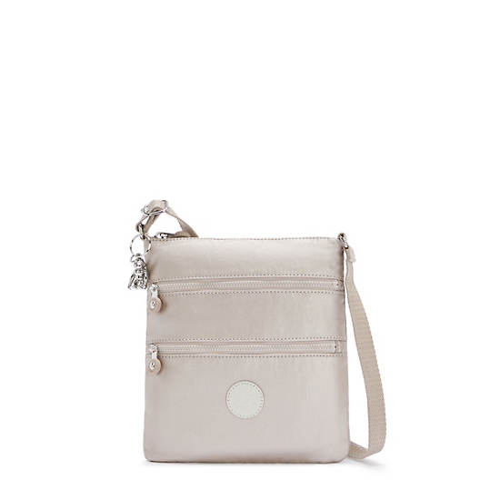 Kipling Keiko Metallic Crossbody Mini Çanta Bej Rengi | TR 1881GS